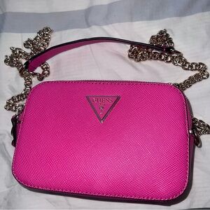 Guess Pink Noelle camera crossbody